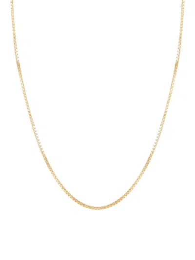 Saks Fifth Avenue Women's 14k Yellow Gold Box 16'' Chain Necklace