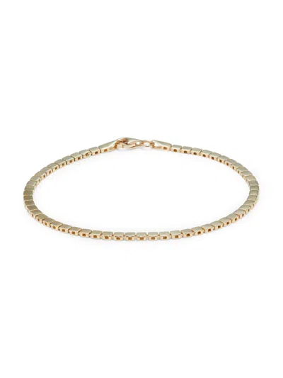 Saks Fifth Avenue Women's 14k Yellow Gold Box Chain Bracelet