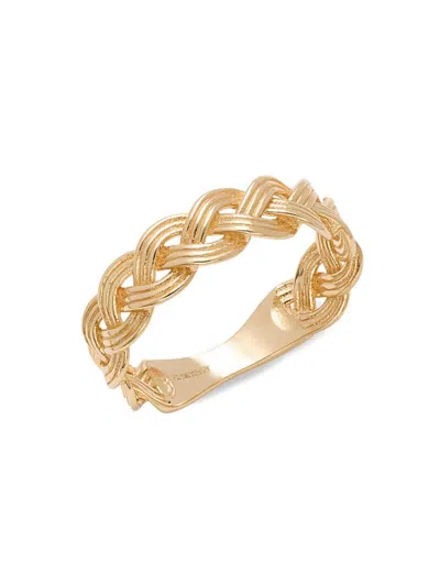 Saks Fifth Avenue Women's 14k Yellow Gold Braided Ring