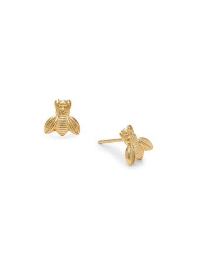 Saks Fifth Avenue Women's 14k Yellow Gold Bumble Bee Stud Earrings