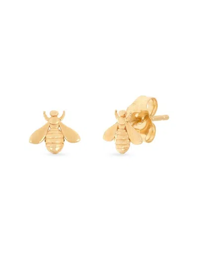 Saks Fifth Avenue Women's 14k Yellow Gold Bumblebee Stud Earrings
