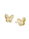 Saks Fifth Avenue Women's 14k Yellow Gold Butterfly Stud Earrings In Yellow Goldtone