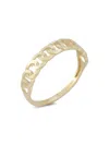 Saks Fifth Avenue Women's 14k Yellow Gold Chain Link Ring In Yellow Gold