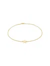Saks Fifth Avenue Women's 14k Yellow Gold Charm Anklet
