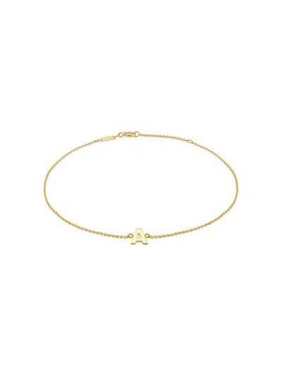 Saks Fifth Avenue Women's 14k Yellow Gold Charm Anklet