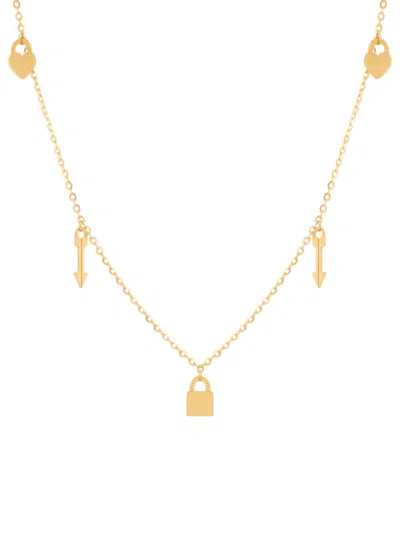 Saks Fifth Avenue Women's 14k Yellow Gold Charm Necklace