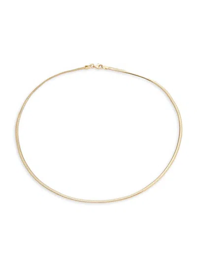 Saks Fifth Avenue Women's 14k Yellow Gold Chevron Link Necklace