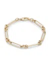 Saks Fifth Avenue Women's 14k Yellow Gold Chian Bracelet In Yellow