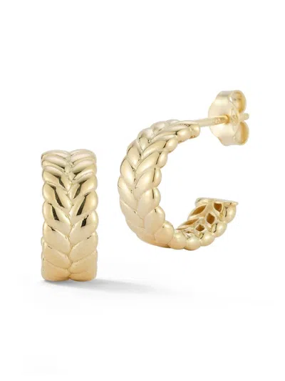 Saks Fifth Avenue Women's 14k Yellow Gold Chunky Huggie Earrings