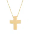 Saks Fifth Avenue Women's 14k Yellow Gold Cross Cable Chain Necklace In Yellow Gold