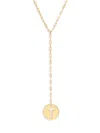 Saks Fifth Avenue Women's 14k Yellow Gold Cross Pendant Lariat Necklace In Gold