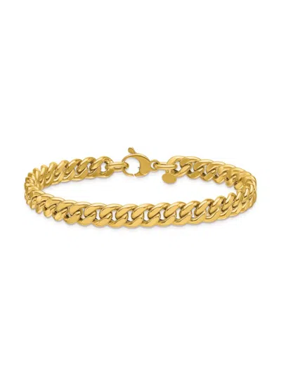Saks Fifth Avenue Women's 14k Yellow Gold Curb Chain Bracelet