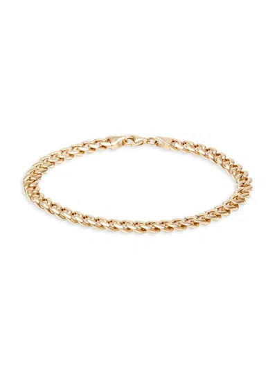 Saks Fifth Avenue Women's 14k Yellow Gold Curb Chain Bracelet