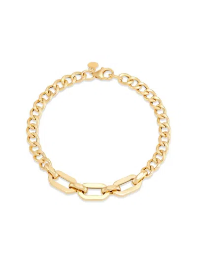 Saks Fifth Avenue Women's 14k Yellow Gold Curb Chain Bracelet