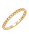 SAKS FIFTH AVENUE WOMEN'S 14K YELLOW GOLD CURB CHAIN RING