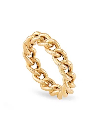 Saks Fifth Avenue Women's 14k Yellow Gold Curb Chain Ring