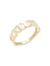SAKS FIFTH AVENUE WOMEN'S 14K YELLOW GOLD CURB LINK RING