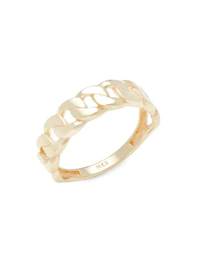 Saks Fifth Avenue Women's 14k Yellow Gold Curb Link Ring