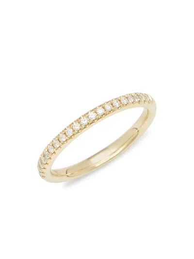 Saks Fifth Avenue Women's 14k Yellow Gold Diamond Ring/size 7