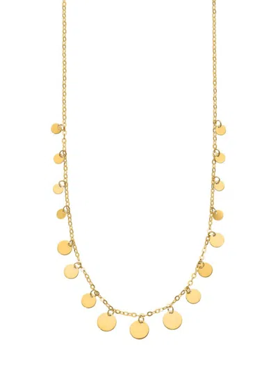 Saks Fifth Avenue Women's 14k Yellow Gold Disc Chain Necklace