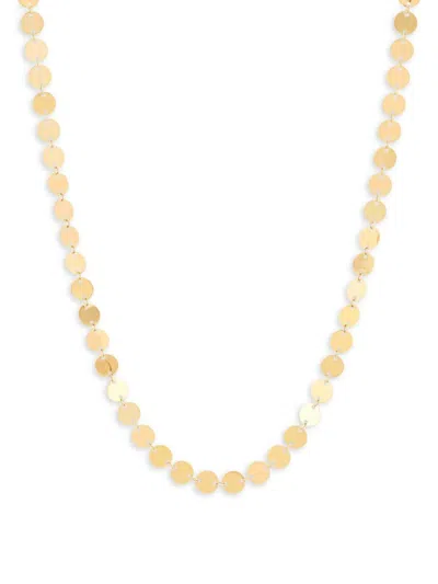Saks Fifth Avenue Women's 14k Yellow Gold Disk Station Necklace