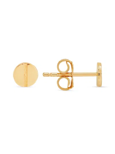 Saks Fifth Avenue Women's 14k Yellow Gold Disk Stud Earrings