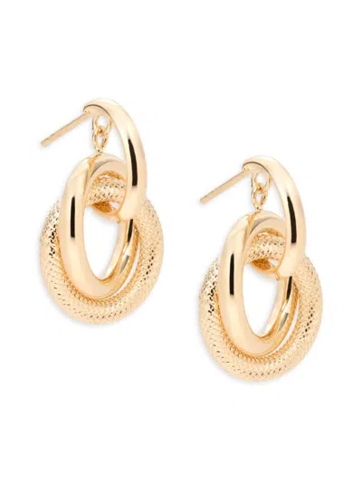 Saks Fifth Avenue Women's 14k Yellow Gold Door Knocker Drop Earrings