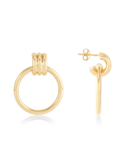 Saks Fifth Avenue Women's 14k Yellow Gold Doorknocker Earrings