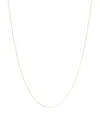 Saks Fifth Avenue Women's 14k Yellow Gold Flat Cable Chain Necklace In 0.50 Mm