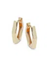 Saks Fifth Avenue Women's 14k Yellow Gold Geometric Huggie Earrings In Yellow Gold