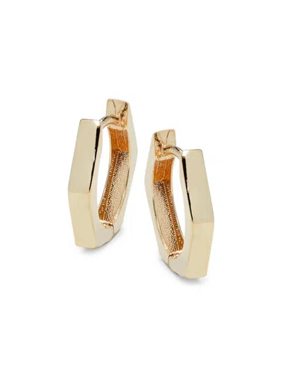 Saks Fifth Avenue Women's 14k Yellow Gold Geometric Huggie Earrings