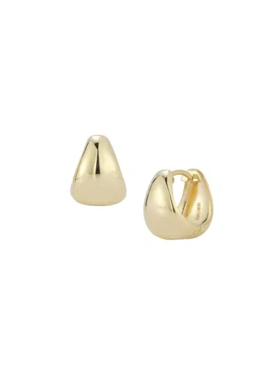 Saks Fifth Avenue Women's 14k Yellow Gold Graduated Huggie Hoop Earrings