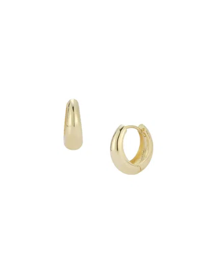 Saks Fifth Avenue Women's 14k Yellow Gold Graduated Polished Huggie Earrings