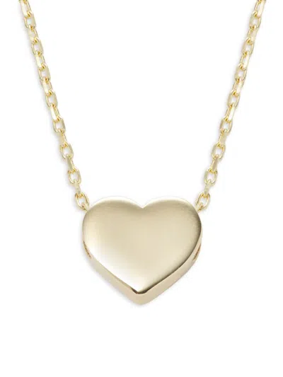 Saks Fifth Avenue Women's 14k Yellow Gold Heart Pendant Necklace