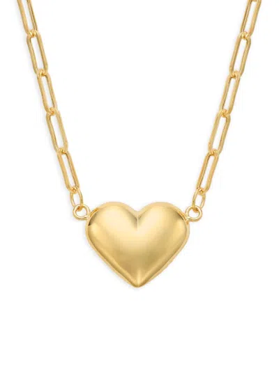 Saks Fifth Avenue Women's 14k Yellow Gold Heart Pendant Necklace