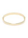 Saks Fifth Avenue Women's 14k Yellow Gold Hinge Bangle Bracelet In Yellow Gold