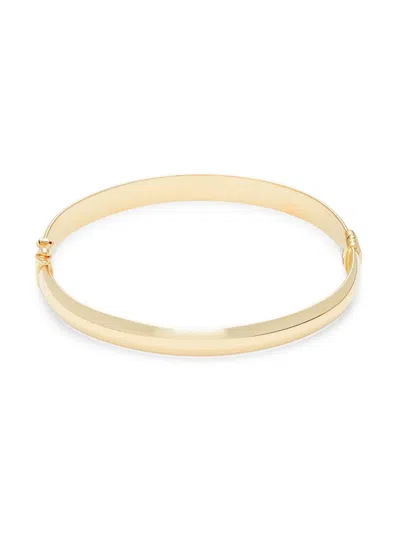 Saks Fifth Avenue Women's 14k Yellow Gold Hinge Bangle Bracelet