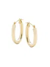 Saks Fifth Avenue Women's 14k Yellow Gold Hoop Earrings In Gold