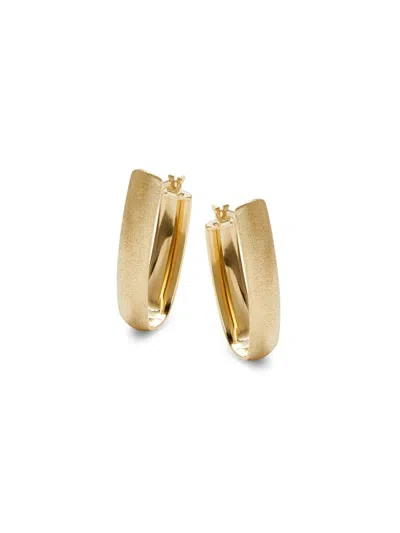 Saks Fifth Avenue Women's 14k Yellow Gold Hoop Earrings
