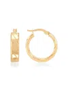 Saks Fifth Avenue Women's 14k Yellow Gold Huggie Earrings In Gold