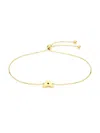 Saks Fifth Avenue Women's 14k Yellow Gold Initial Bolo Bracelet In Letter A
