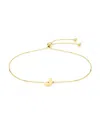 Saks Fifth Avenue Women's 14k Yellow Gold Initial Bolo Bracelet In Letter J