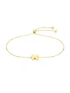 Saks Fifth Avenue Women's 14k Yellow Gold Initial Bolo Bracelet In Letter K