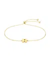 Saks Fifth Avenue Women's 14k Yellow Gold Initial Bolo Bracelet In Letter R