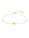 Saks Fifth Avenue Women's 14k Yellow Gold Initial Bolo Bracelet In Letter S