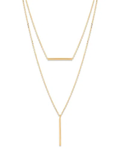 Saks Fifth Avenue Women's 14k Yellow Gold Layered Necklace