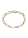 Saks Fifth Avenue Women's 14k Yellow Gold Link Bracelet In Yellow