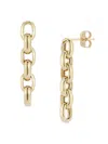 Saks Fifth Avenue Women's 14k Yellow Gold Link Drop Earrings In Yellow Gold