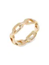 Saks Fifth Avenue Women's 14k Yellow Gold Link Ring In Yellow Gold