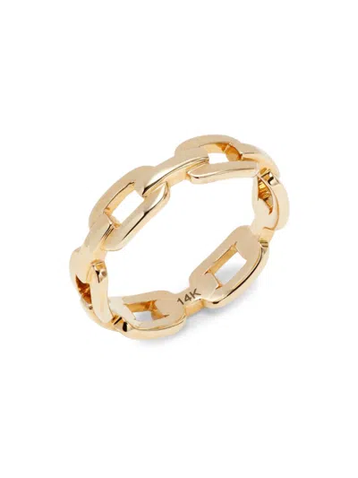Saks Fifth Avenue Women's 14k Yellow Gold Link Ring